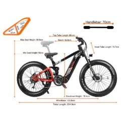 Vélo électrique tout-terrain Cyrusher Ranger - Image 4