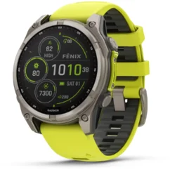 Montre connectée Garmin Fenix 8 Solar Sapphire Titane 47mm - Image 4