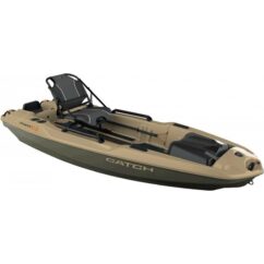 Kayak de pêche Pelican Catch PWR 100 Khaki – Image 3