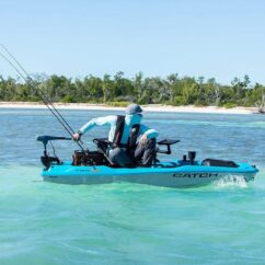 Kayak de pêche Pelican Catch PWR 100 Bleu – Image 3
