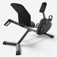 Vélo d'appartement semi allongé Domyos EB Seat connecté – Image 1