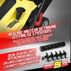 Scarificateur emousseur électrique 1800W - 40cm – Image 3