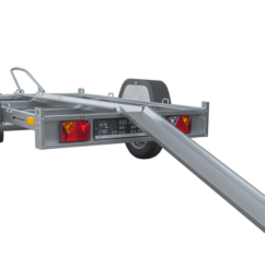 Remorque moto 1 rail UNITRAILER – Timon rabattable – Image 5