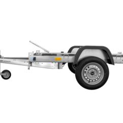 Remorque moto 1 rail UNITRAILER – Timon rabattable – Image 6