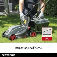 Tondeuse Gazon Électrique POWERPLUS POWEG63705 – Image 4