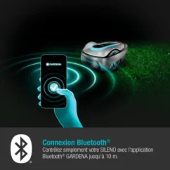 Tondeuse robot connectée Bluetooth® GARDENA SILENO Minimo 500 (15202-26 )- 500m² – Image 3